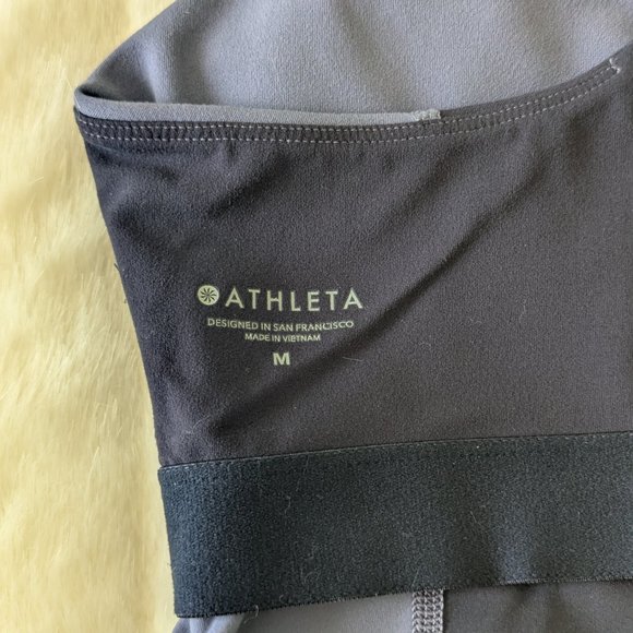 ATHLETA POWERVITA CONSCIOUS CROP SPORTS BRA - SZ M - COLOR BLOCK - Picture 6 of 7